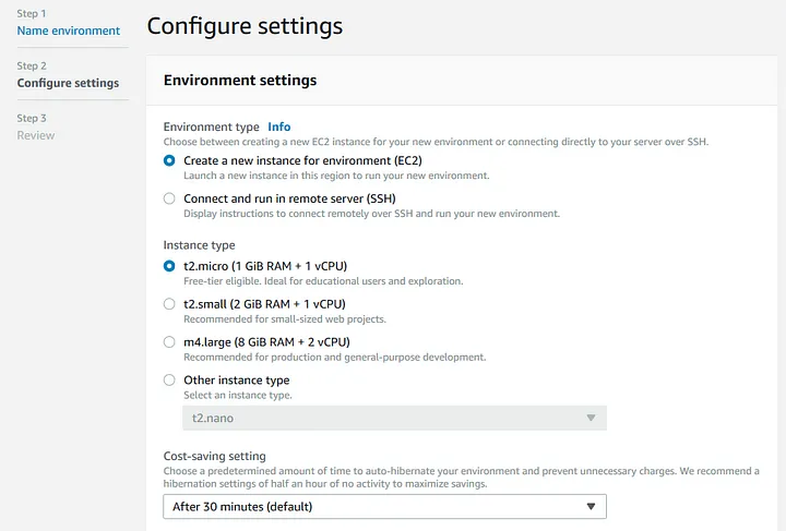 Choose EC2 Instance Type